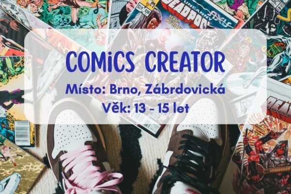 Dětský letní program: Comics creator - 2 týdny