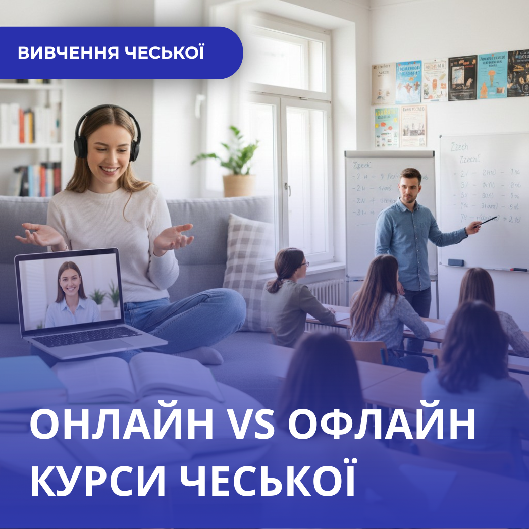 Онлайн чи офлайн-курси чеської: що краще саме для вас?