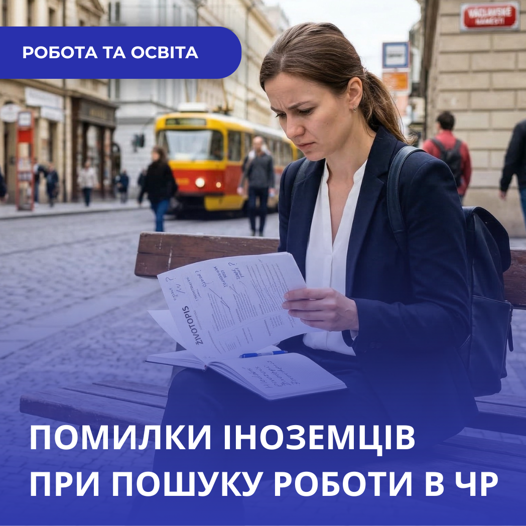 Найпоширеніші помилки іноземців при пошуку роботи в Чехії: чого варто уникати?