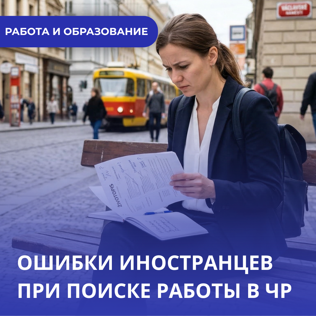 Самые частые ошибки иностранцев при поиске работы в Чехии: чего стоит избежать?